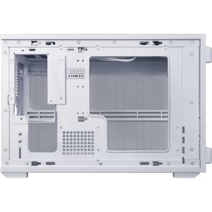 Lian Li Dan B4 White, Minitower Gehäuse für Micro-ATX, Weiß, mit 2x USB 3.2 Gen 1, 1x USB 3.2 Gen 2 Type C, max. 360mm Wasserkühlung – Bild 5