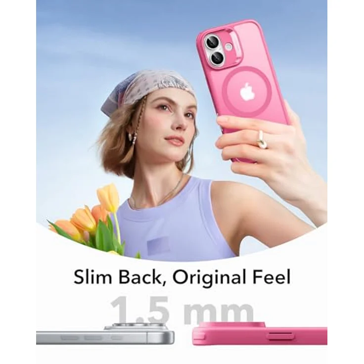 ESR Classic Hybrid HaloLock Case für iPhone 17, transparent, Kamerasteuerung, 3,3m Fallschutz, 1,5kg Magnetkraft – Bild 5