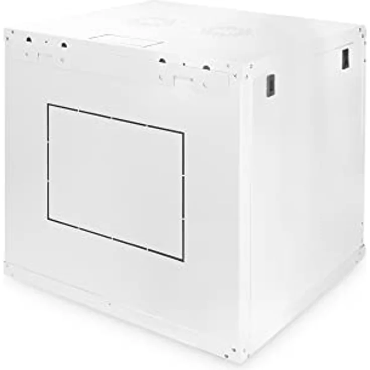DIGITUS 12HE Wandgehäuse 638x600x600mm Grau Wandmontage Gehäuse Netzwerkschrank Serverschrank - Preisvergleich – Bild 3
