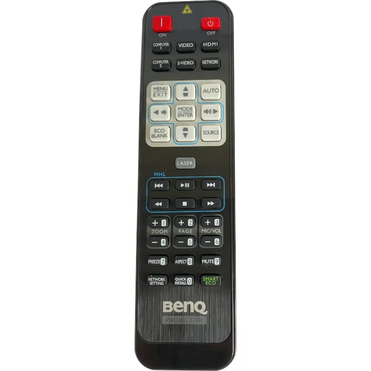 BenQ 5J.JAC06.001 RCE012 Original Fernbedienung für Projektoren, voll funktionsfähig und kompatibel mit zahlreichen Modellen