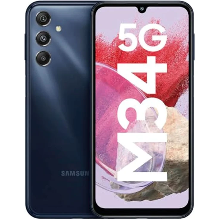 Samsung M346B Galaxy M34 5G 128GB/6GB RAM Dual-SIM navy-blue – Bild 1