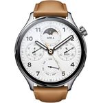 Xiaomi Watch S1 Pro, Smartwatch, AMOLED Display 1,47 Zoll, Saphirglas, Körpertemperaturüberwachung, Herzschlag, SPO₂, 100+ Fitnessmodus, GPS, Widerstand 5 ATM, Batterie 14 g, Silver