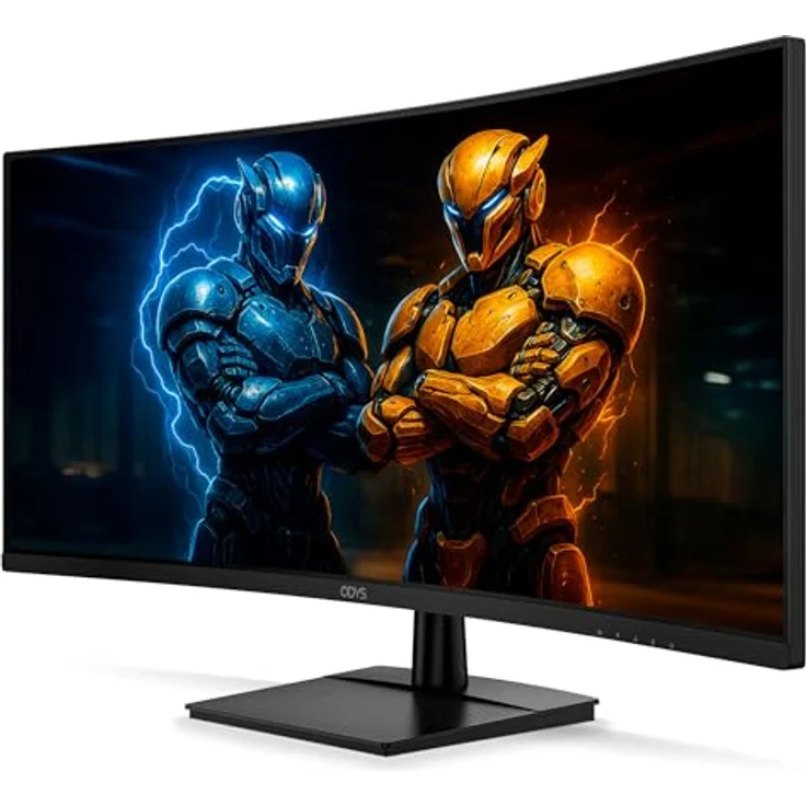Odys XE34-UWQ-120, 34 Zoll Curved Gaming Monitor, UWQHD (3440x1440), 120 Hz, 1ms, VA-Panel, HDR10, Adaptive Sync, 1500R Krümmung, HDMI 2.1, DisplayPort – Bild 2