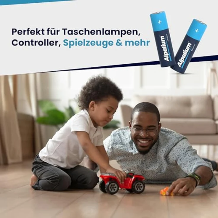 Alpalium AA LR6 Mignon Alkaline Batterien, 24er Vorratspack, leistungsstark und langlebig, ideal für Lichterketten, Spielzeug, Taschenlampen und mehr – Bild 5