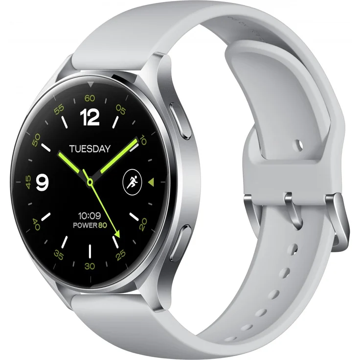 Xiaomi Watch 2 Smartwatch, 1,43" AMOLED Display mit Always-On-Funktion, Schlaf-, Puls- und Sport-Tracking, Wear OS by Google, Silber – Bild 2