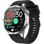 Knauermann Pro 3 Fan Edition (2025) Smartwatch, mit Wechselband aus weichem Silikon und Ladekabel, Gesundheitsfunktionen