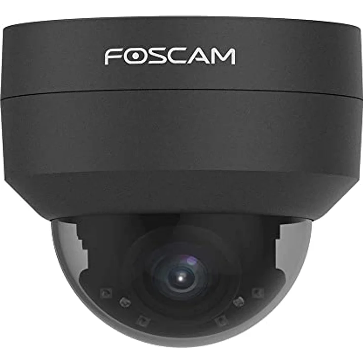 Foscam D4Z 4 MP 2K Dual-Band WLAN PTZ Dome Überwachungskamera mit 4-Fach optischem Zoom, Wetterfest IP66 und vandalismusgeschützt IK10, Nachtsicht bis 20 m, Menschenerkennung / Schwarz – Bild 2