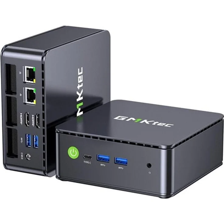 GMKtec G11 Mini-PC, AMD Ryzen Embedded R2514, 16GB RAM, 512GB SSD, Windows 11 Pro, 4K-fähig, WiFi 6E, kompaktes Design