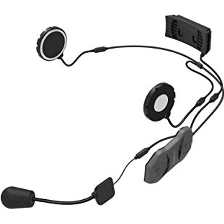 Sena 10R extra flaches Bluetooth-Kommunikationssystem für Motorräder und Roller, Lenkerfernbedienung nicht enthalten – Bild 2