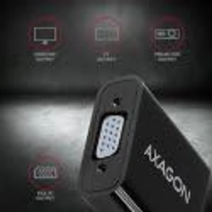 AXAGON RVH-VGAN, HDMI auf VGA Adapter, Full HD 1.920 x 1.080, mit Audio OUT und Micro-USB Stromversorgung – Bild 5