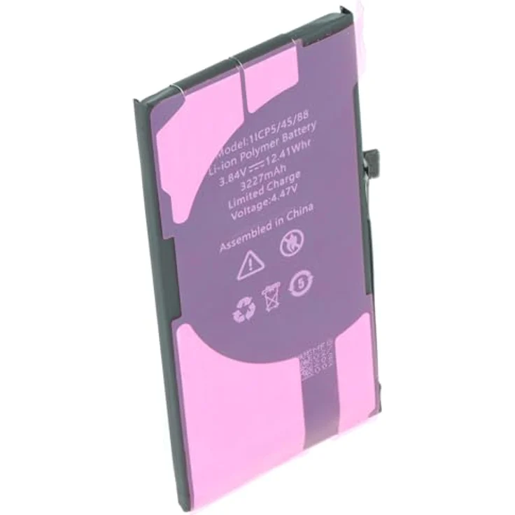 AccuCell Akku kompatibel mit Apple iPhone 13, Li-Polymer, 3,84V, 3227mAh, 12,4Wh, Built-in, ohne Werkzeug – Bild 2