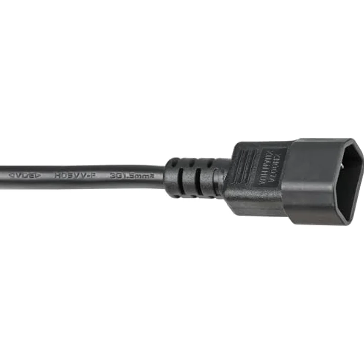 Brennenstuhl Alu-Line 19'' Steckdosenleiste - Steckerleiste 8-fach für Schaltschränke (Mehrfachsteckdose 19 Zoll mit 10A Sicherungsautomat und Kaltgeräte-Stecker, 2m Kabel) silber-rot – Bild 3