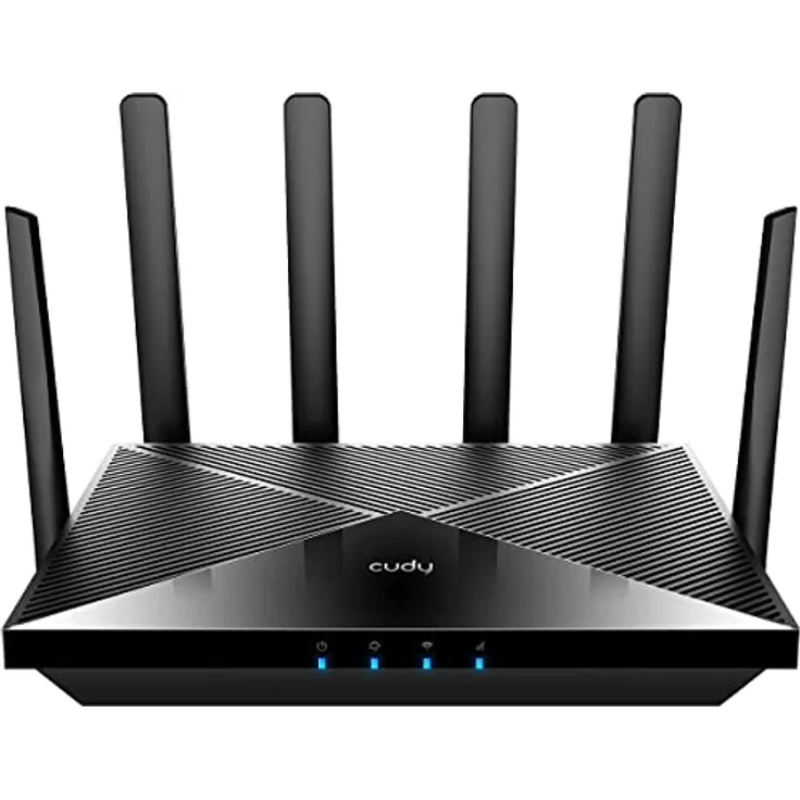 Cudy LT18 AX1800 Gigabit 4G LTE WiFi 6 Modem Router, Dual SIM, Abnehmbare Antennen, OpenVPN, Wireguard, IPv6