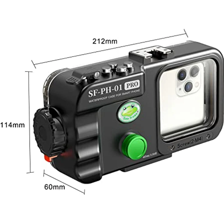 Seafrogs SF-PH-01 Pro Professional Diving Phone Case [40 M/130 Fuß] – Bild 6