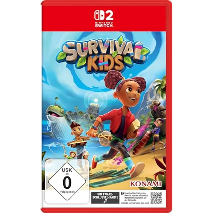 KONAMI Survival Kids - Switch 2, Nintendo Switch 2 Spiel mit intuitivem Crafting-System und Mehrspieler-Erlebnis – Bild 1