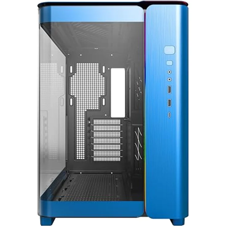 Montech KING 95 Midi-Tower, Tempered Glass, ARGB - Berliner Blau (mATX, ATX, Mini ITX), PC Gehäuse, Blau – Bild 8