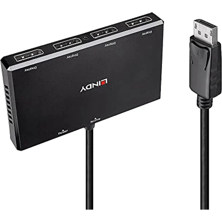 Lindy 4 Port Display Port 1.2 MST Hub – Bild 2
