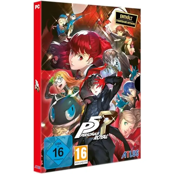 Atlus Persona 5 Royal (Code in a Box) PC (64-Bit), ultimativer Phantomdieb mit japanischer und englischer Sprachausgabe und exklusiven Artwork-Karten - Preisvergleich