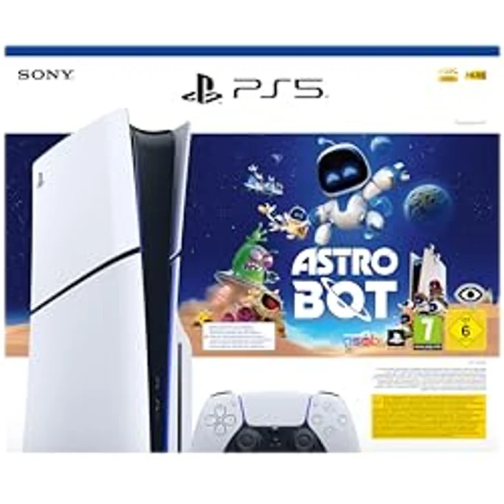 Sony Playstation 5 Disk Edition (Slim) – Astro Bot Bundle, ultimatives Gaming-Erlebnis mit schneller SSD und DualSense Controller – Bild 2
