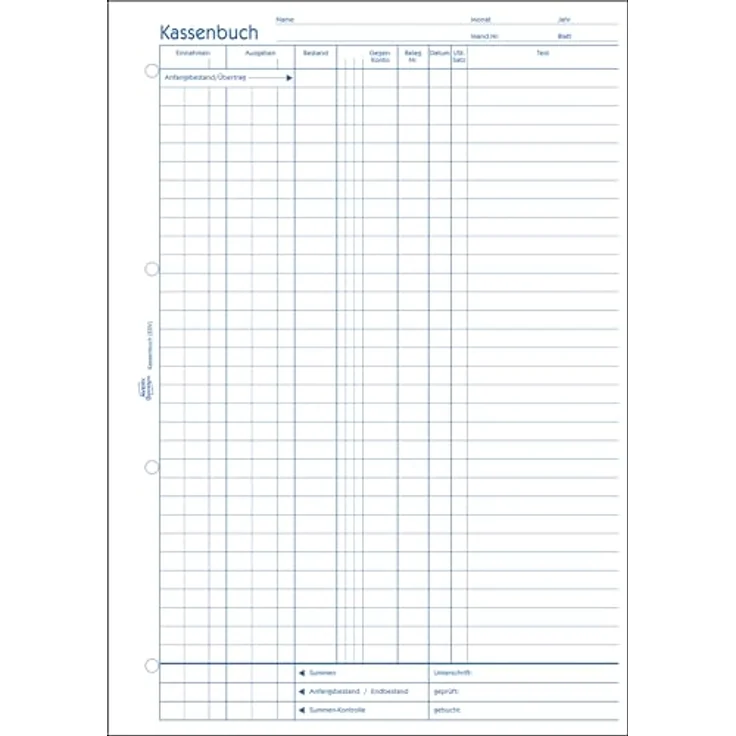 Avery Zweckform 426 Kassenbuch A4 100 Blatt – Bild 6