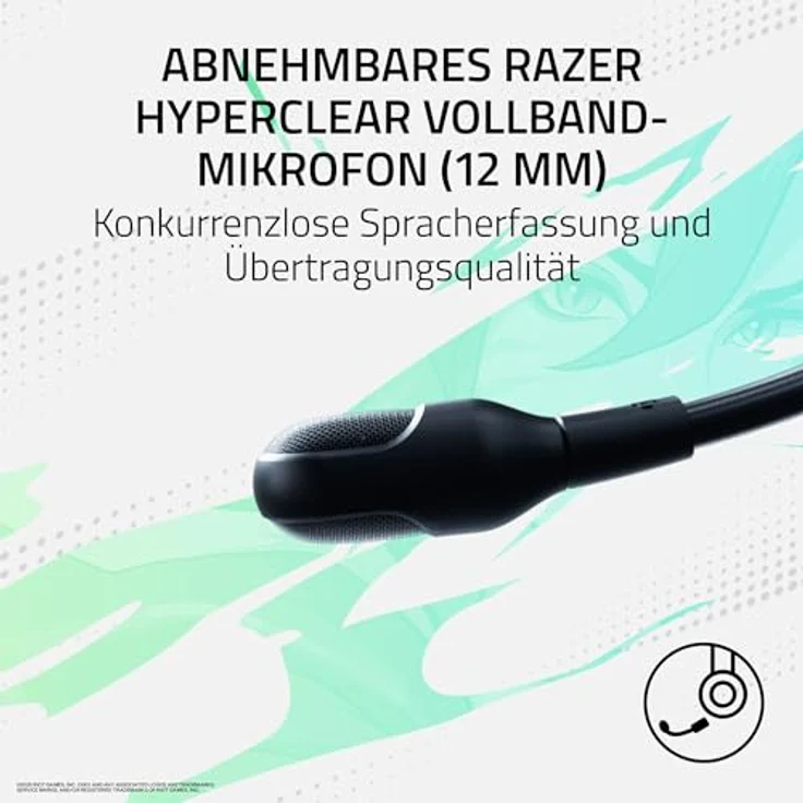 Razer BlackShark V3 Pro 2XKO Edition, Kabelloses E-Sport-Headset mit ANC, Triforce 50mm Treiber, HyperSpeed 2,4GHz & Bluetooth, für Xbox/PC – Bild 4