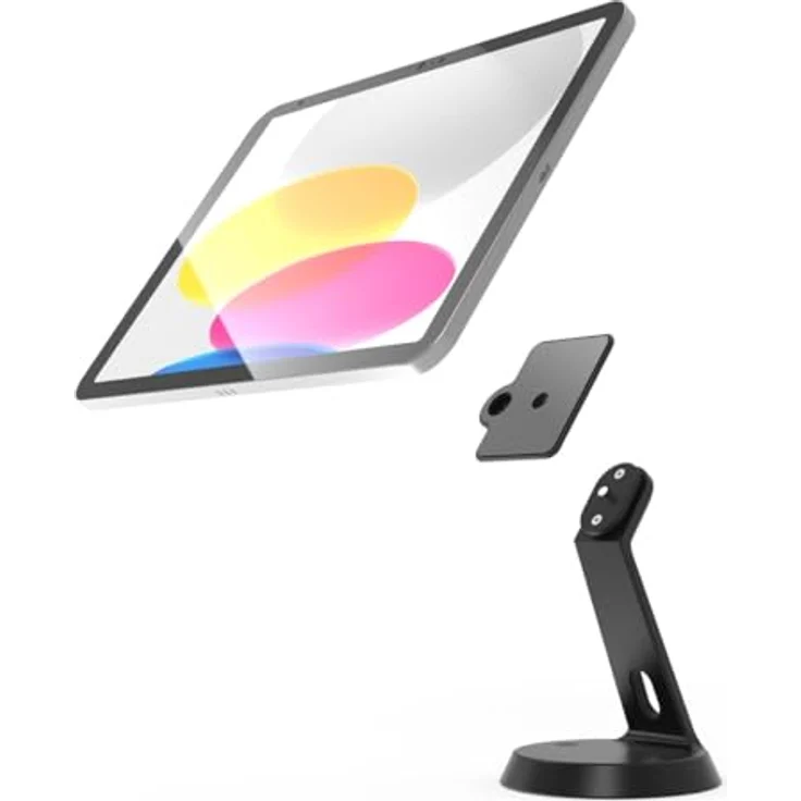 compulocks GlideTab Sicherheitsständer für Tablets, Universal Tablet Halterung mit 3M-Klebeband und Schnellentriegelungs-Schlüsselverriegelungssystem – Bild 2