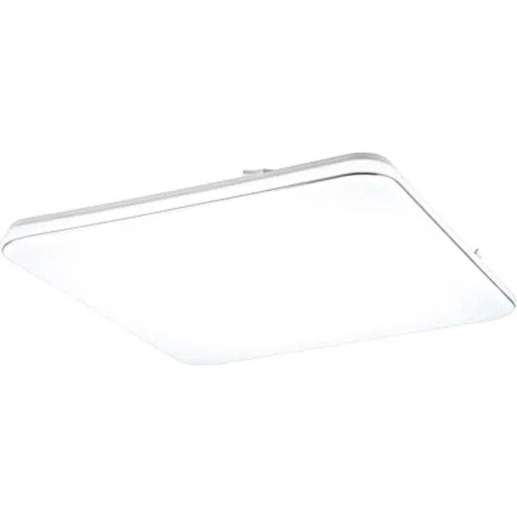 RL LIVE YOUR LIGHT Reality Leuchten LED Deckenleuchte Blanca R64144201, 46 Watt LED, Switch Dimmer, Weiß matt/Chrom