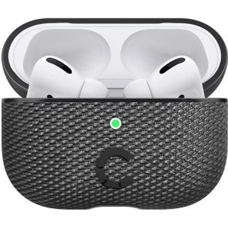 Cygnett TekView Slim Case for AirPods Pro - Grey/Black (Kopfhörer Hülle), Kopfhörertasche + Schutzhülle, Grau, Schwarz