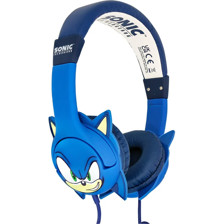 OTL Technologies Sonic The Hedgehog 3D Kopfhörer für Kinder, Blau, Weiß – Bild 1