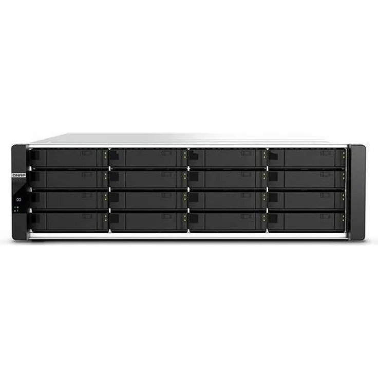 QNAP ES1686dc R2, 16-Bay ZFS NAS mit Dual Intel Xeon, 64 GB SSD, RAID 60, Silber