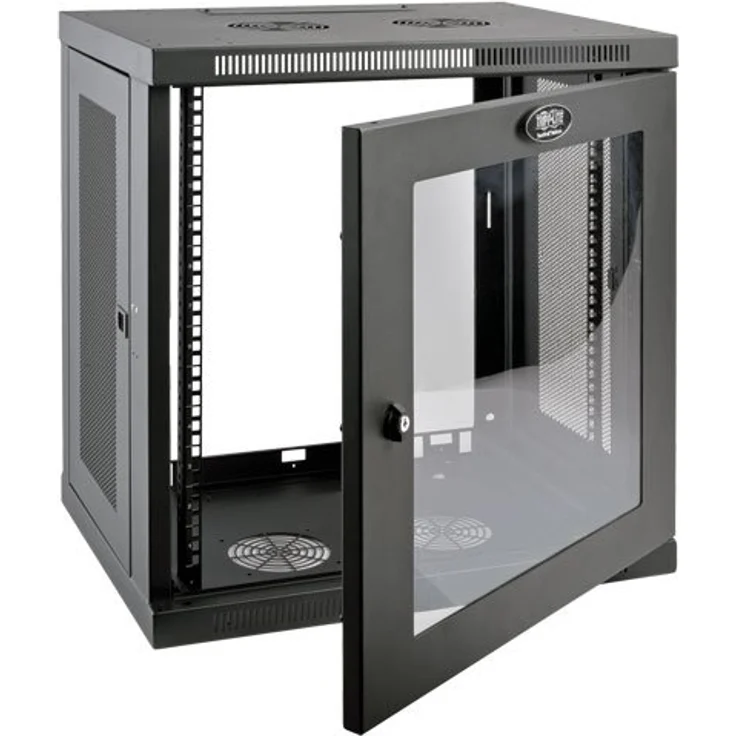 Tripp Lite 12U Wall Mount Rack Enclosure Server Cabinet, 16.5" Deep, Switch-Depth (SRW12U) - Stabiler Stahlschrank mit 90kg Tragfähigkeit, transparentes Acrylglasfenster – Bild 5