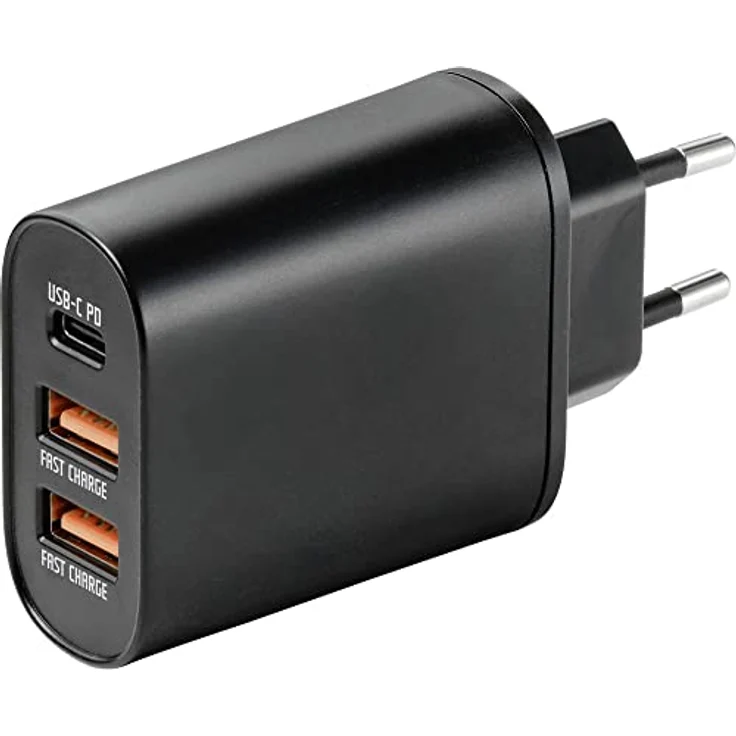 Voltcraft UC-3ACX001 USB-Ladegerät 38 W Steckdose Ausgangsstrom (max.) 3000 mA Anzahl Ausgänge: 3 x USB, USB-C® Buchse – Bild 2