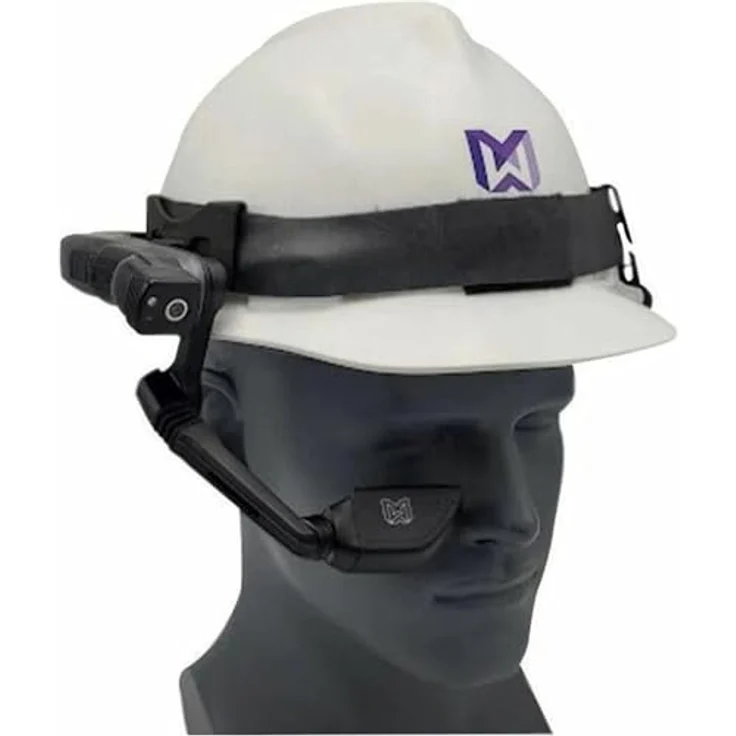 RealWear 127137, Head-Mounted Display für Schutzhelme, dediziertes obenmontiertes Display, schwarz – Bild 2