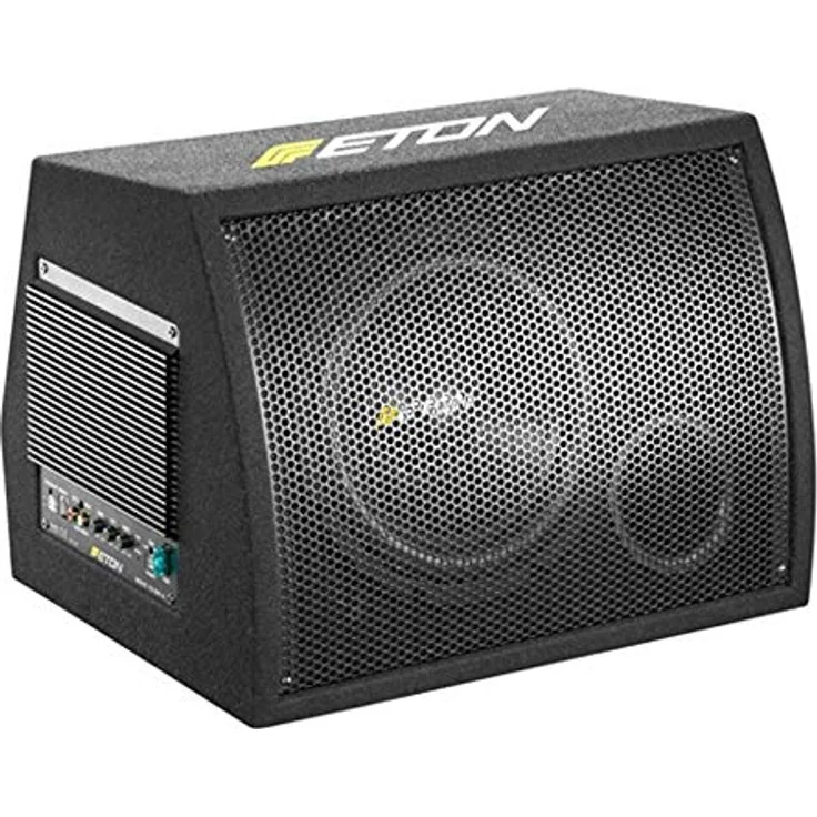 ETON Move M10-300A Aktiv Subwoofer, 25 cm mit integriertem Verstärker, strapazierfähiger Teppich, schwarz – Bild 1