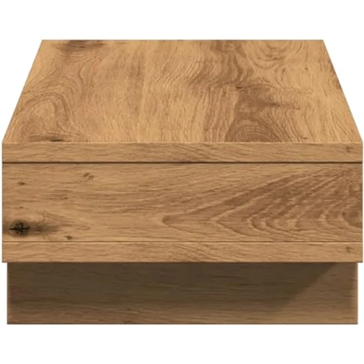 vidaXL Monitorständer Artisan-Eiche, 50x27x15 cm, Holzwerkstoff mit 2 Fächern, max. 25 kg Belastbarkeit – Bild 6