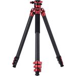 Rollei Easy Traveler XL Carbonstativ - 10 kg Tragkraft, Stabile Bauweise, Ultraleicht, Kompakt, Mühelose Feststellfunktion