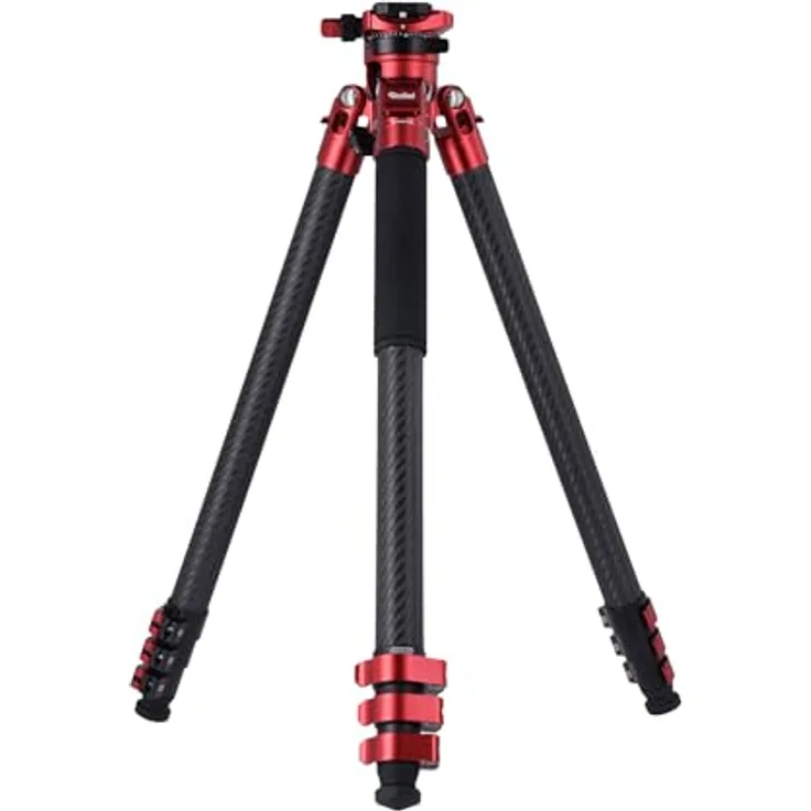 Rollei Easy Traveler XL Carbonstativ - 10 kg Tragkraft, Stabile Bauweise, Ultraleicht, Kompakt, Mühelose Feststellfunktion