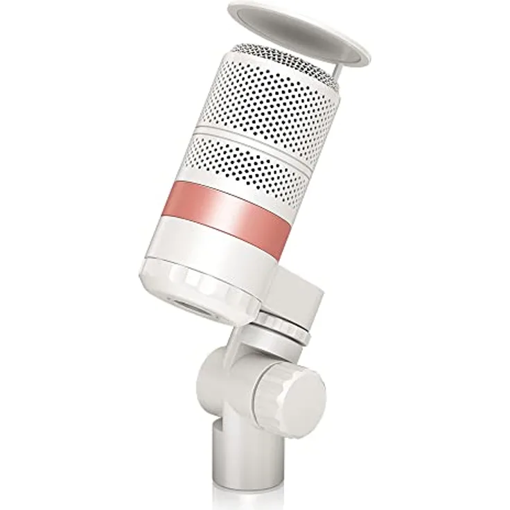 TC Helicon GoXLR MIC-WH Dynamisches Broadcast-Mikrofon mit integriertem Popschutz