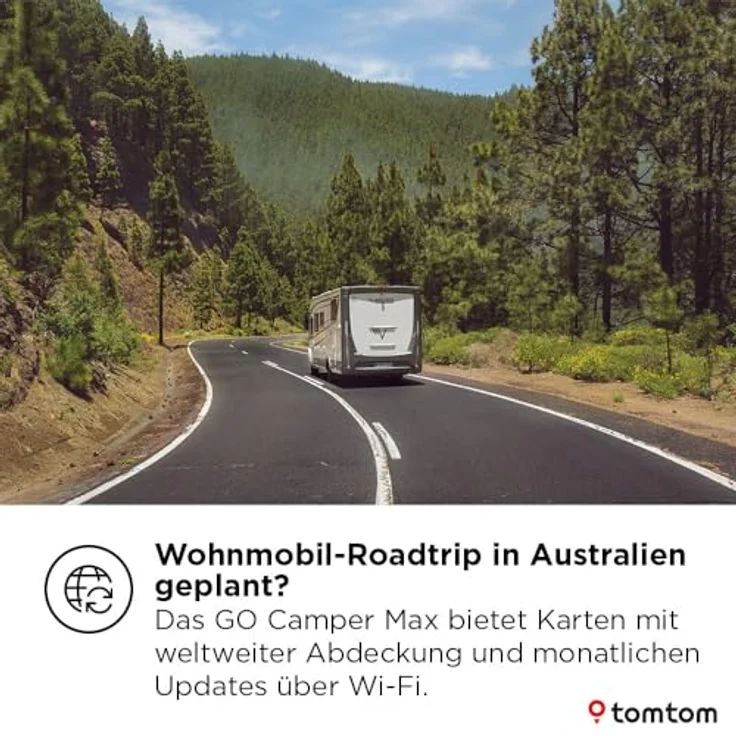 TomTom GO Camper Max (2te Gen.) 17,8 cm (7 Zoll) Navigationsgerät, 32 GB Welt, 1024 x 600 Pixel – Bild 9