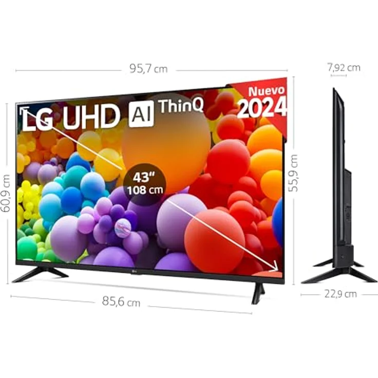 LG LED TV 2024 43UT73, 43 Zoll UHD mit α5 Gen 7 AI 4K Prozessor und WebOS 24 – Bild 5