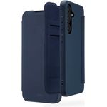 Hama Handyhülle für Samsung Galaxy S24 (Handytasche, Klapphülle, Etui mit 2 Kartenfächern, stoßfest, Kratzfest, eleganter Rundumschutz, weich, Slim, softe Oberfläche) blau