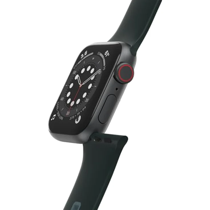 OtterBox All Day Uhrenarmband für Apple Watch, weiches Silikonband 40/41/42mm, bequem, strapazierfähig, Grün/Blau – Bild 2