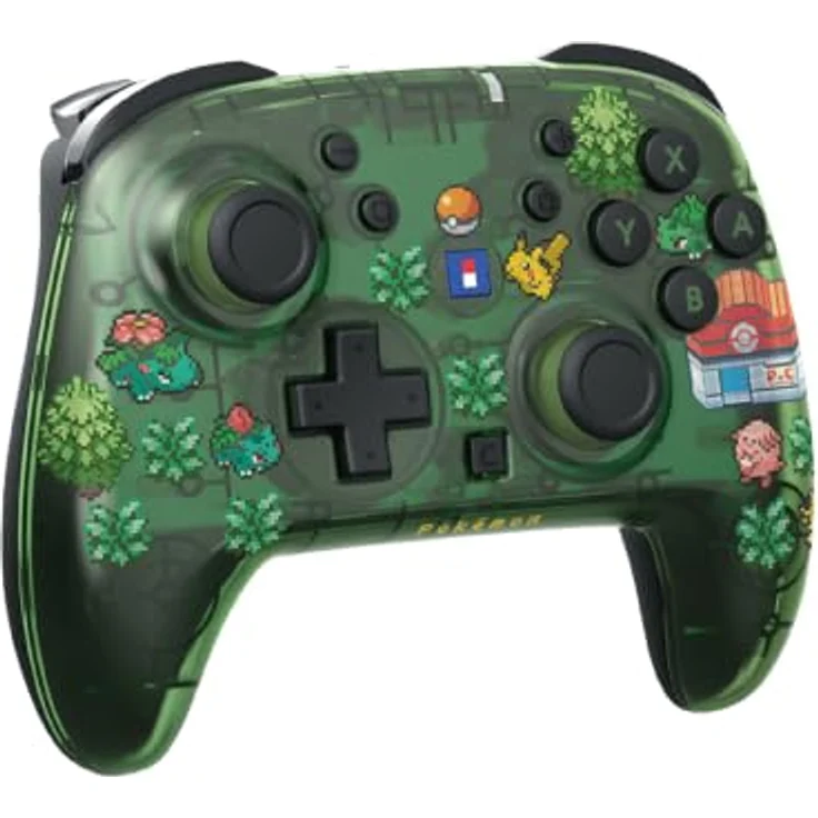 HORI PAD Turbo Wireless Controller - Pokémon Pixel Green - Kabelloser Gaming-Controller mit TMR-Sticks, Bewegungssensoren und bis zu 10 Stunden Akkulaufzeit für Nintendo Switch 2 – Bild 3
