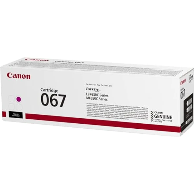 Canon 067 M, Original Magenta Toner mit einer Reichweite von ca. 1.250 Seiten – Bild 3