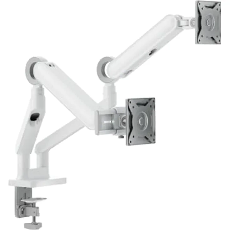 ALOGIC Glide Flexibler Doppel-Monitorarm, flach, 17-35 Zoll, +180-180 Grad drehbar
