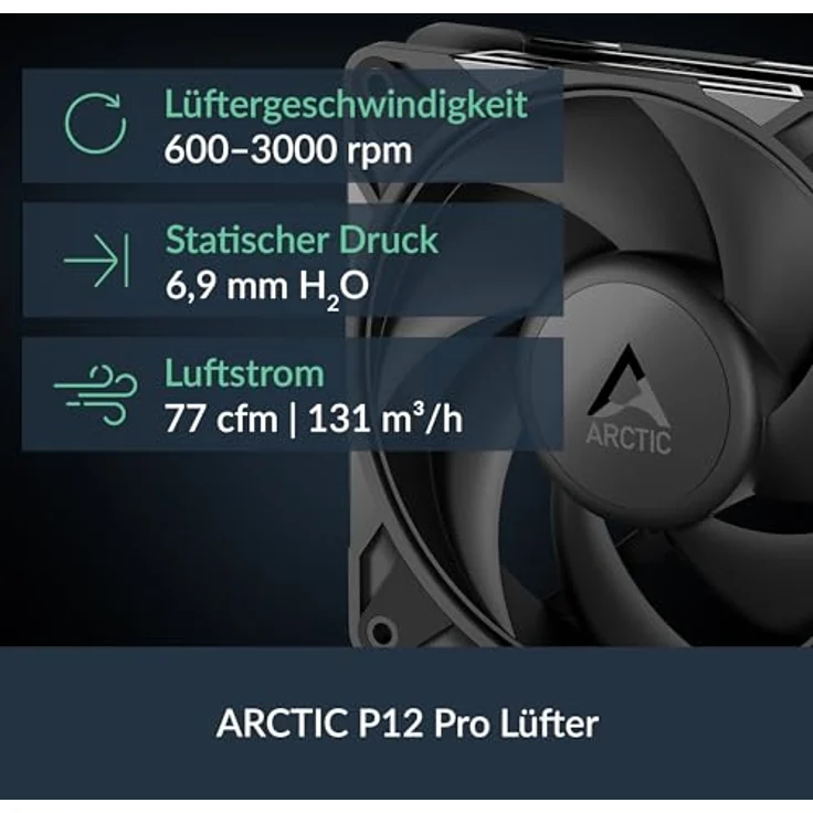 ARCTIC Liquid Freezer III Pro 360 - Wasserkühlung PC, AIO CPU Wasserkühler, 3x120 mm, 38 mm Radiator, PWM-Pumpe, VRM-Lüfter, AMD AM5/AM4, Intel LGA1851/1700 Contact Frame - Schwarz – Bild 3