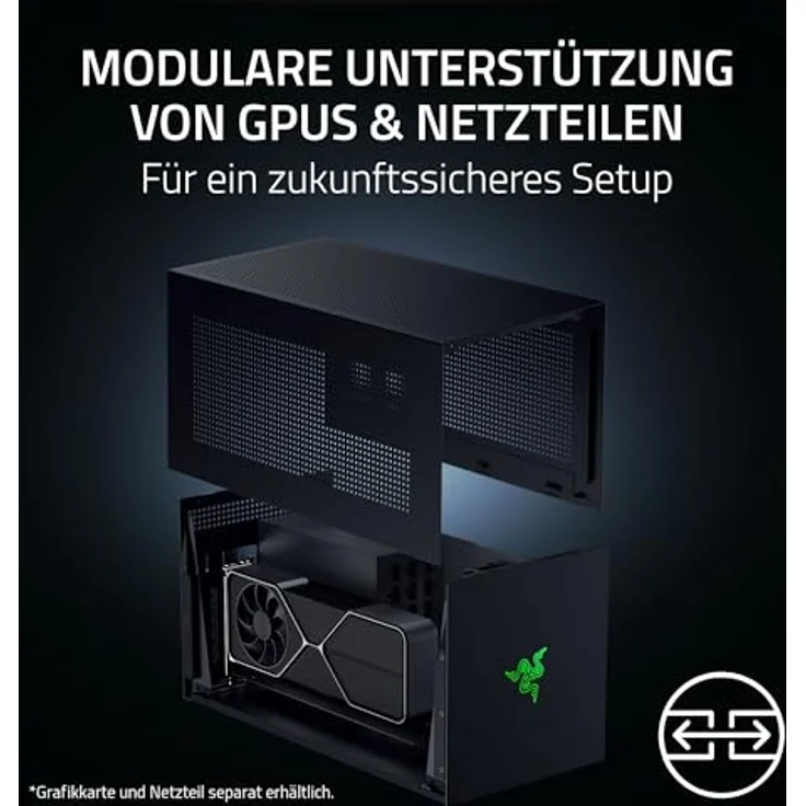 Razer Core X V2, externes Grafikkarten-Gehäuse mit Thunderbolt-Konnektivität, Schwarz – Bild 6