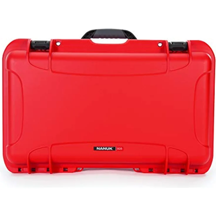 Nanuk 935 Wasserdichter Hartschalenkoffer leer - Mit Rädern - Rot, PowerClaw Verriegelungssystem, Wasserdichte Dichtung, Schlagfester NK-7-Kunststoff – Bild 1