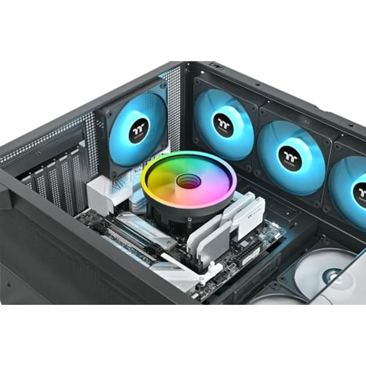 Thermaltake UX150-L ARGB, CPU-Kühler mit 130mm ARGB Lüfter, 2400 RPM, 130W Kühlleistung – Bild 6