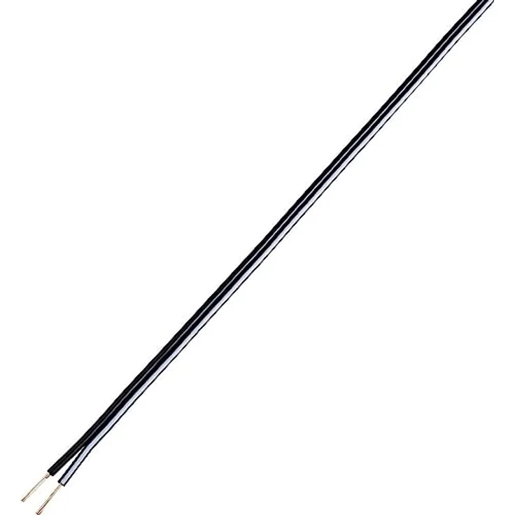 TRU COMPONENTS TC-7815636 Lautsprecherkabel 0.34mm² Schwarz 10m